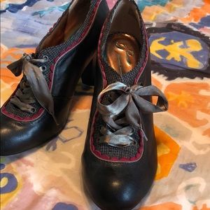 Poetic License leather heels/booties. Worn once.